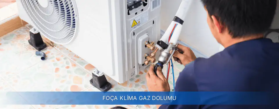 Foça İlçemi Airfel Klima Gaz Dolumu